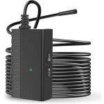 Camra d'inspection endoscopique de 8 mm, 6 led rglables, batterie au lithium 1200mah, endoscope numrique ...