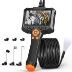 Cam�ra d'inspection endoscopique, �cran ips 4, 3 pouces, hd 1080p, avec 8 led, �tanche ip67, c�ble semi ...