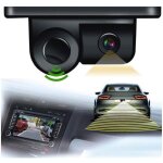 Camra de recul ac 201 hd camra de recul capteur de stationnement 2 en 1 angle 120