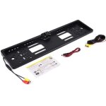 Cam�ra de recul cam�ra de recul, cadre de plaque d'immatriculation europ�enne led vue arri�re cam�ra ...