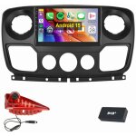 Cam�ra de recul avec feu stop et moniteur renault master nissan nv400 opel movano b autoradio 4 + 64g ...