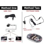 Cam�ra de recul wifi, cam�ra de recul, mini cam�ra embarqu�e �tanche 12v, compatible avec les t�l�phones ...