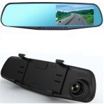 Caméra de rétroviseur dvr full hd 1080p 4, 3 lcd avec caméra de recul Caméra de rétroviseur dvr full hd 1080p 4, 3 lcd avec caméra de recul