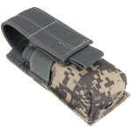 Camouflage gris, 14x5. 5x4cm generic sacoche de lampe torche batterie nylon impermable pour camping ...
