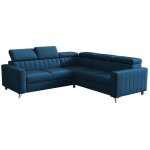 Canap� d'angle columbus 201, velluto 11, fonction de couchage, bo�te de literie, 247x247x80cm