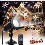 Candle flocon de neige projecteur de no�l led ip65 lumi�re de projecteur exterieur et int�rieur d�coration, ...