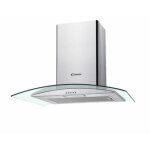 Candy ? hotte d�corative murale 60 cm inox bross� ? d�bit d'air 456 m� / h ? 3 vitesses ? �clairage led ...