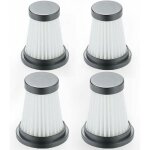 Lot de 4 filtres hepa de rechange pour aspirateur sans fil pour moosoo k12 k12 pro k13, pour genius invictus ...