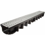 Caniveau de drainage lin�aire 100098 avec grille en acier a15 - mx 01738