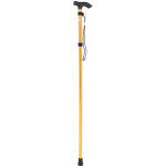 Canne de randonn�e t�lescopique en alliage d'aluminium l�ger pour randonn�e et montagne (dor�)