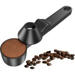 Capsules de caf� r�utilisables et entonnoir, cuill�re doseuse pour 2 comprim�s de caf� (caf� noir, 1 ...