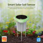 Capteur de temp�rature et d'humidit� du sol intelligent solaire, ip66 etanche, d�tection qualit� sol ...