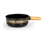 St�ckli - caquelon en acier �maill� 23cm noir - stockli - 7423. 14haa