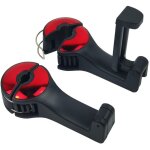 Car headrest hook, 2 pieces universal back seat hook with phone holder car storage hook car accessories ...
