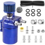 Car oil catch tank can, récupérateur huile moteur, aluminium oil storage tank with air filter spare hose ... Car oil catch tank can, récupérateur huile moteur, aluminium oil storage tank with air filter spare hose ...