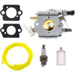 Carburateur avec flexible de filtre  carburant pour husqvarna 50 51 55 trononneuse  chane