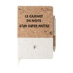 Carnet de note super matre  cadeau fin d'anne cole original  couverture en lige personnalise + ...