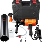 Vevor - carotteuse a diamant diametre max. 102 mm profondeur 400 mm 1500 w perceuse au diamant 1100 / ...