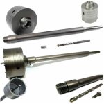 Carotteuse pour mur en pierre 30 � 160 mm + 60 cm sds plus tige - 30 millim�tres -