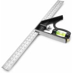 Carre outils de mesure, querre combine 300 mm, acier inoxydable rgle d'angle de combinaison avec ...