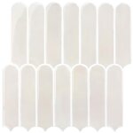 Carrelage adh�sif plus �pais pour cuisine et salle de bain, couleur cr�me, style m�tro, autocollant mural ...