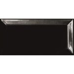 Carrelage carreaux m�tro paris noir mate 7. 5x15 cm