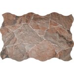 Carrelage effet parement galets lave 44x66 cm - reflex boutique