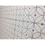 Carrelage gr�s c�rame effet carreau de ciment alhambra azul 25x25cm 25x25 cm bleu clair - mat - bo�te ...