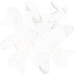 Carrelage gr�s c�rame effet marbre classic mosa�que palladiana blanc - naturel - bo�te de 1. 08 m2 - ...