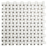Carrelage mur ceramic connection white satin�e mesh 30x30 cm