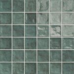 Carrelage mur effet zellige chaouen ocean 10x10 cm - reflex boutique