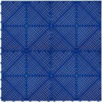 Carrelage de sol ventile modulaire imbriqu & bordures 120 bleu garage unique double tapis de sol showroom ...