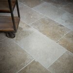 Carrelage travertin 1er choix 61x40, 6x1, 2 cm ? surface 0, 2476 m� ? compatible colles � carrelage ? ...