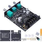 Carte amplificateur de puissance st�r�o bluetooth 2. 0, module hifi num�rique, r�glage haute et basse ...