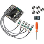 Carte amplificateur de son zk - st21, module d'alimentation num�rique bluetooth 100w 200w 2. 1 canaux ...