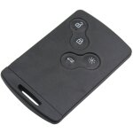 Carte cl� pour renault captur clio 4 koleos laguna 3 megane 3 scenic 3 latitude fluence - 4 boutons - ...