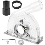 Carter aspiration meuleuse 125 mm / 100 mm / 150 mm avec cl� hexagonale et rondelles, capot de meuleuse ...