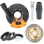 Carter d'aspiration pon�age pour meuleuses 125 mm - tolletour