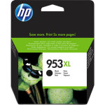 Cartouche d'encre noire authentique hp 953xl � haut rendement