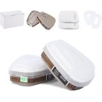 Cartouches de filtre pour masque respiratoire 6200, 6800, 7502, 7503 protection chimique et vapours organiques ...