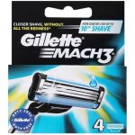 Cartouches de rasoir gillette mach3, 4 lames de rechange