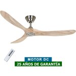 Casafan - ventilateur de plafond eco genuino dc 152 chrome - bois