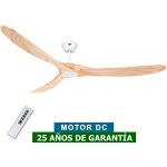 Casafan - ventilateur de plafond eco genuino dc 180 blanc - bois