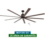 Casafan - ventilateur de plafond dc big smooth eco bronze 224 cm