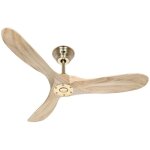 Casafan - ventilateur de plafond eco genuino dc 122 laiton - bois