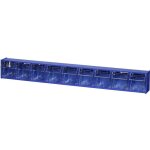 Casier � tiroirs basculants allit 464450 (l x h x p) 600 x 77 x 65 mm bleu, transparent 1 pc(s)