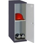 Casier vestiaire metallique petit, 915x400x500 mm, armoire metallique petit, comprend la cl�, anthracite ...