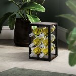 Ml - design - casier  vin pour 6 bouteilles, 24x21x37, 5 cm, vintage, tagre  bouteilles indpendant ...
