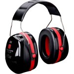 Casque anti - bruit 3m peltor s�rie optime iii serre - t�te 34db rouge ( prix pour 1 )