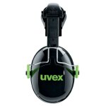 Uvex - coquilles antibruit k1h 2600201 - noir - taille unique